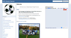 Desktop Screenshot of ahsalumnisoccer.com